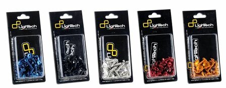 LIGHTECH Quick Fastener Screw Kit argent (18 Pieces) Yamaha Yzf-R1