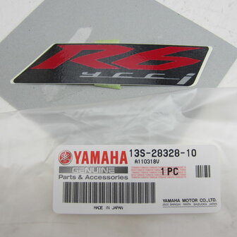 Yamaha YZF R6 13S 2008 Graphite Sticker &quot;R6&quot; op topkuip