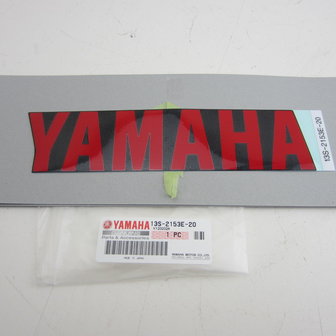Yamaha YZF R6 13S 2008 rode sticker YAMAHA&quot; op onderkuip&quot;