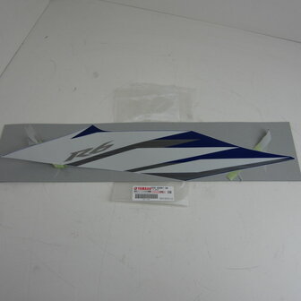 Yamaha YZF R6 2C0 2006 Yamaha Blue sticker op zijkuip links