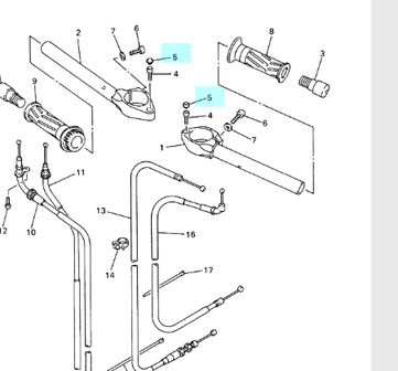 Yamaha R6 afsluitdop inbusbout