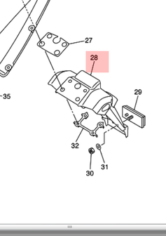 Achterspatbord Yamaha R6  2003 origineel