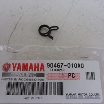 Yamaha YZF remvloeistof reservoir slangklemmetje