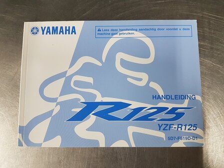Yamaha R125  handleiding ( Nederlands )