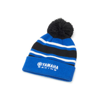 Paddock Blue beanie met pompon voor kinderen