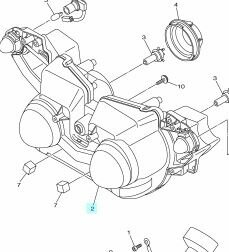 Yamaha YZF R1 14B Koplamp