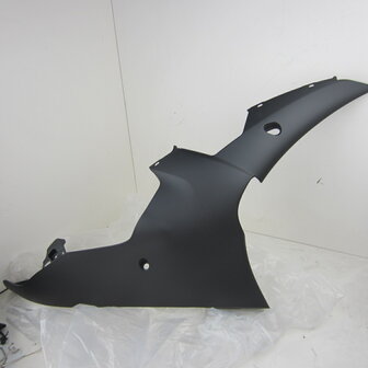 Yamaha YZF R6 13S onderkuip Matt Black Metallic rechts