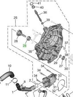 Yamaha Keerring Waterpomp 5VK-12438-00