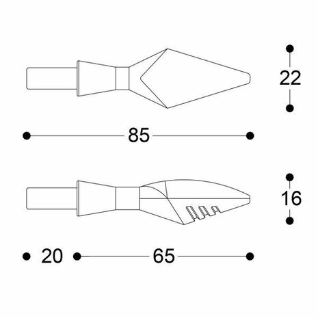 Barracuda X-LED B-LUX knipperlichten