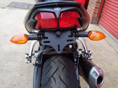 LICENCE PLATE HOLDER, BLACK