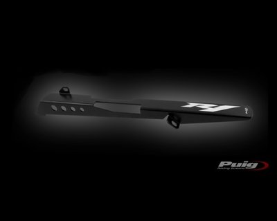 Kettingkast aluminium zwart met logo Puig Yamaha YZF-R1 2002-2003