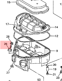 Yamaha  trillingsrubber