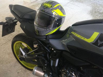 Shoei NXR Parameter Fluor geel/ Grijs