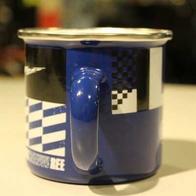 Yamaha Racing mok (emaille)