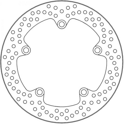 MOTO MASTER remschijf achterzijde Yamaha 110621