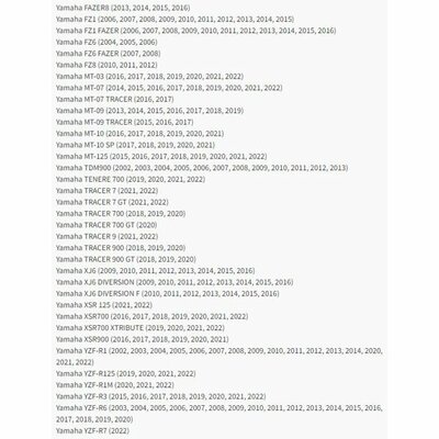 Adapterplaatjes voor knipperlichten Chaft Ducati / Suzuki / Yamaha