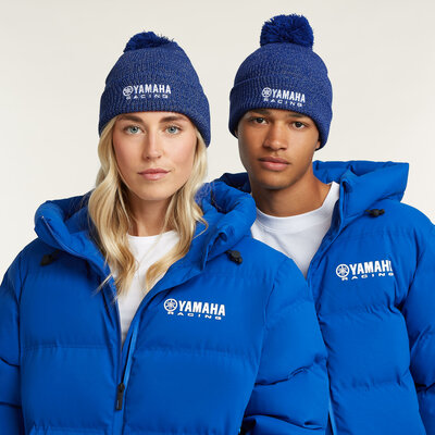Paddock Blue Essentials Pompom muts voor volwassenen