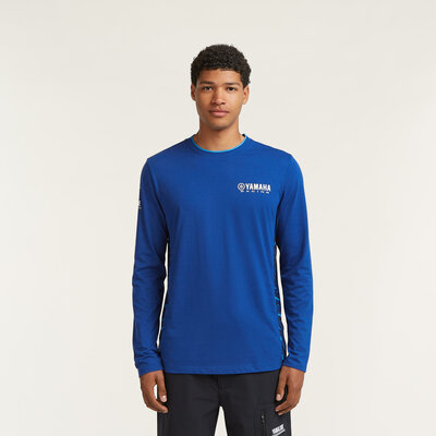 Paddock Blue Team T-shirt met lange mouwen voor heren Exeter