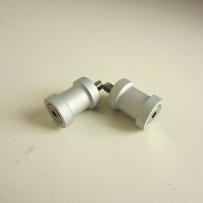 Yamaha YZF Paddock bobbins M6 Silver