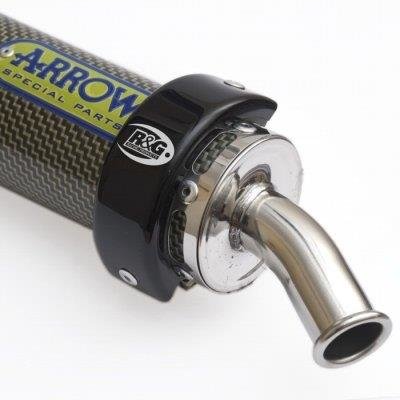 R&G EXHAUST PROTECTOR, BLACK