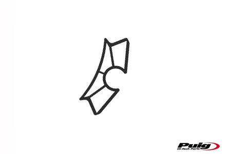 Puig Kroonplaatcover carbon look Puig voor Yamaha YZF-R1 '15-