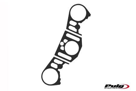 Puig Kroonplaatcover carbon look Puig voor Yamaha YZF-R1 '12-'14
