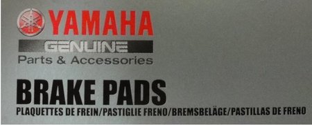 Remblok achter Yamaha type 5EBW00460000