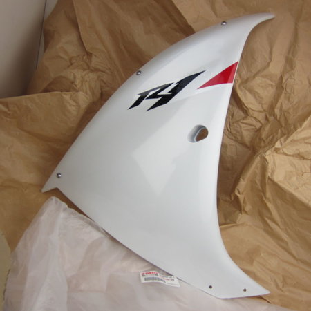 Yamaha YZF R1 14B 2010 Zijkuip rechts Competition White