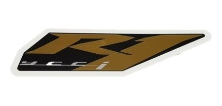 Yamaha YZF R1 14B EMBLEEM zijkuip rechts Midnight Black 2009