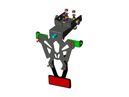 V PARTS kentekenhouder zwart Yamaha YZF-R1