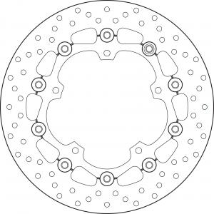 BREMBO REMSCHIJF BRAKE DISC, 78B40849