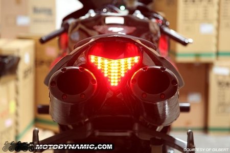 Led achterlicht yzf r1 09-14