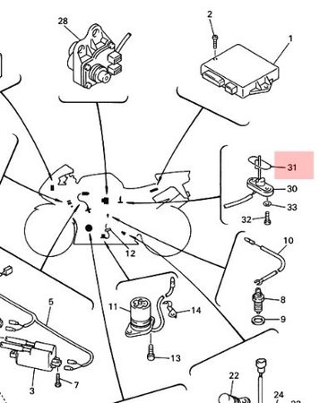 Pakking sensor brandstofmeter