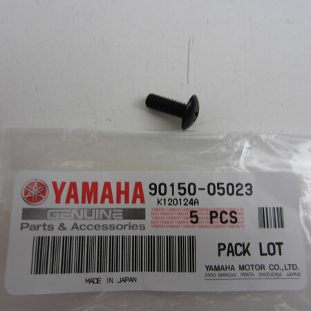 Yamaha kuipruit schroefje M5x14 kunststof