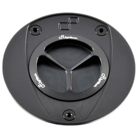 LIGHTECH Fuel Tank Cap Black/Gold Screw Locking Yamaha Yzf-R1