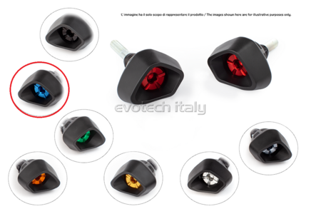 Evotech Sliders Anti-Shock Kawasaki Yamaha YZF-R1 '04-'06