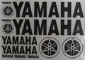 MDI Stickervel Yamaha zwart 34x24cm