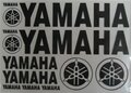 MDI Stickervel Yamaha zwart 34x24cm